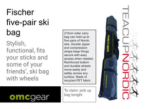 Fischer Five Pair Ski Bag